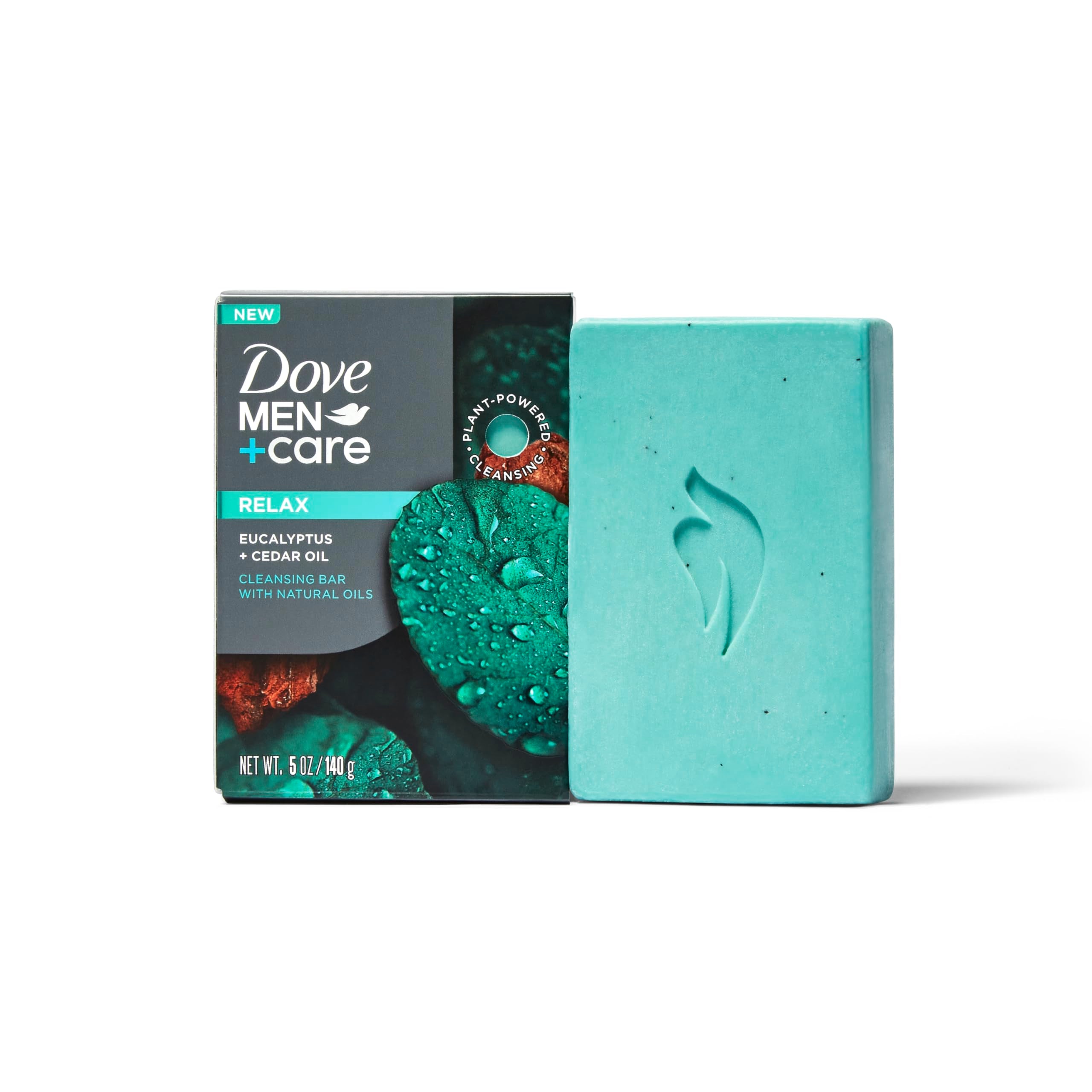 Dove Men+Care pack of 4 cleansing bars ready for family use
