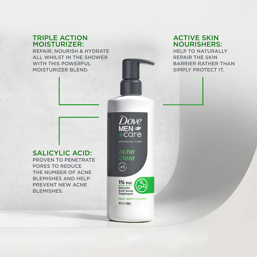 PETA Cruelty-Free certification for Dove Men+Care Acne Clear