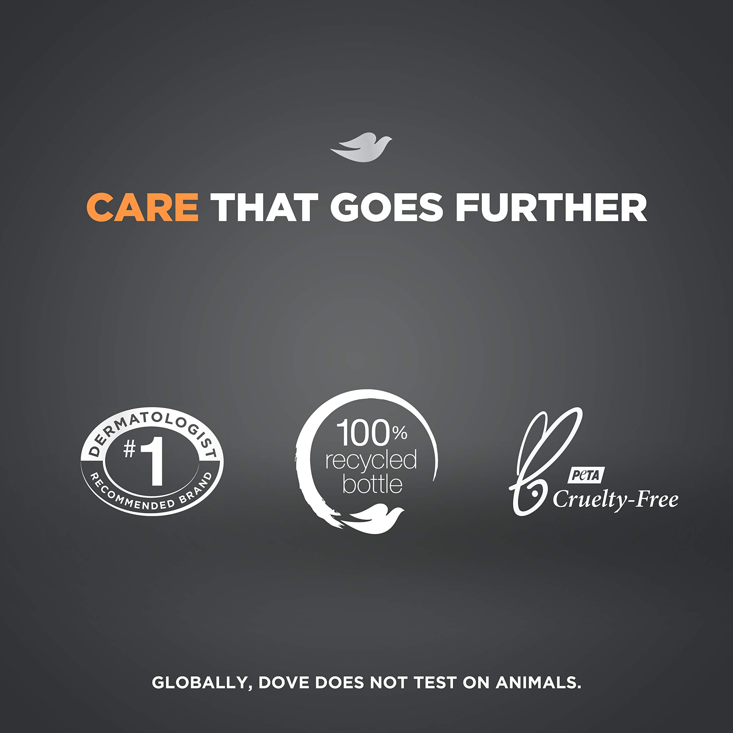 Dove Men+Care Skin Defense Bar during rinse showing a clean, residue-free feel