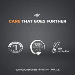 Dove Men+Care Skin Defense Bar during rinse showing a clean, residue-free feel