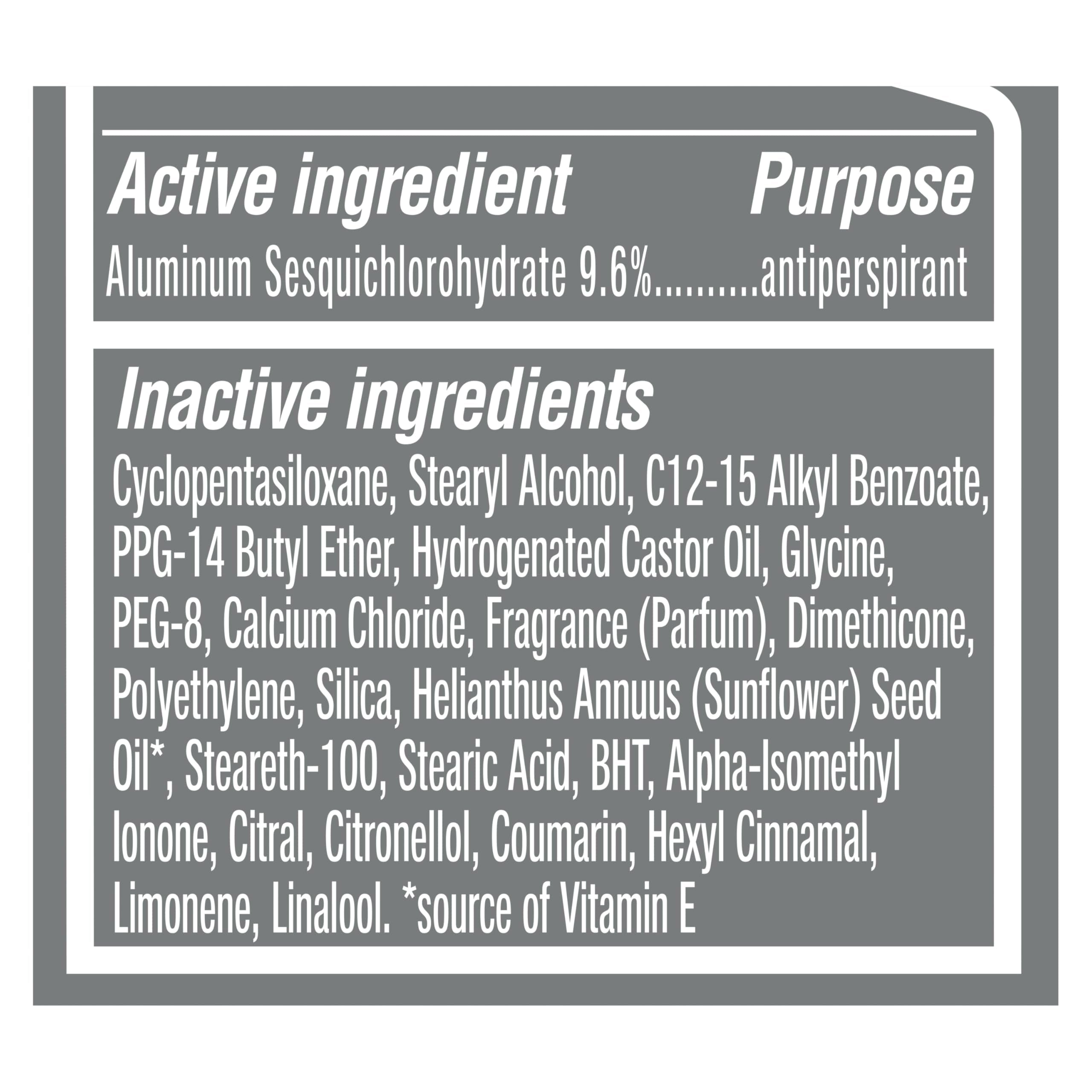 Dove Men+Care Stain Defense Clean cruelty-free and recyclable packaging details.