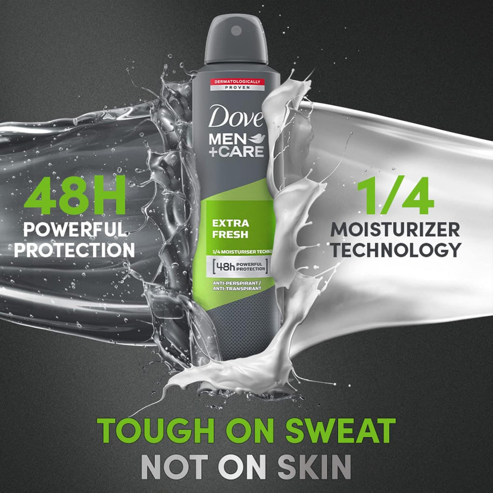 Dove Men+Care travel kit in gym bag for on-the-go freshness.