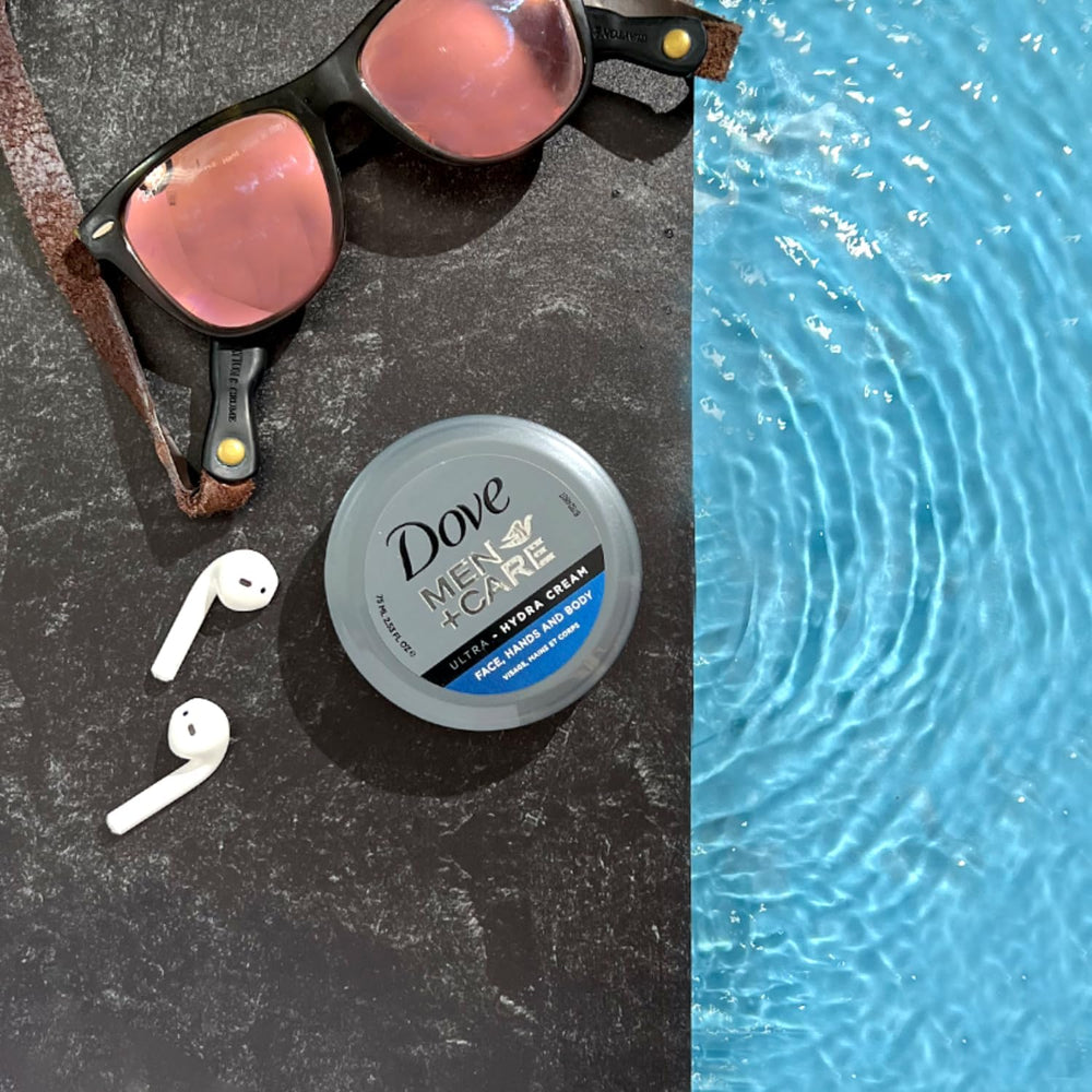 Dove Men+Care Ultra Hydra Cream Lotion body-hydration texture detail.
