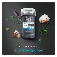 Dove Men+Care aluminum-free stick used underarm application for odor defense