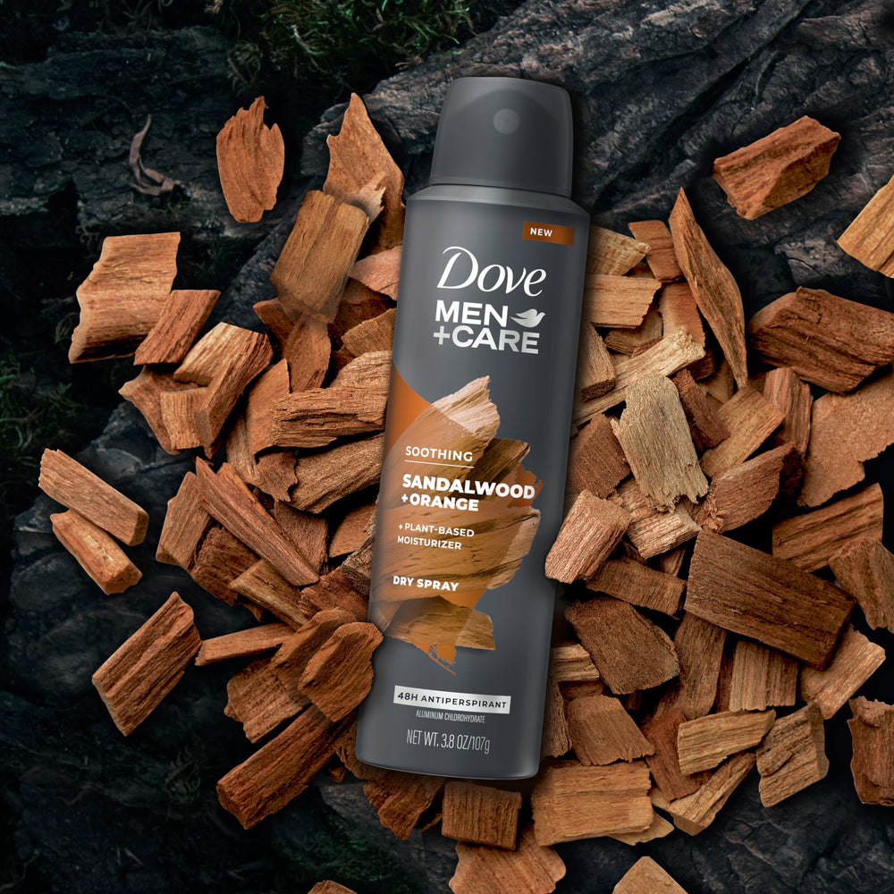 Dove Men+Care Clean Comfort bottle with fast-drying formula and soothing moisture
