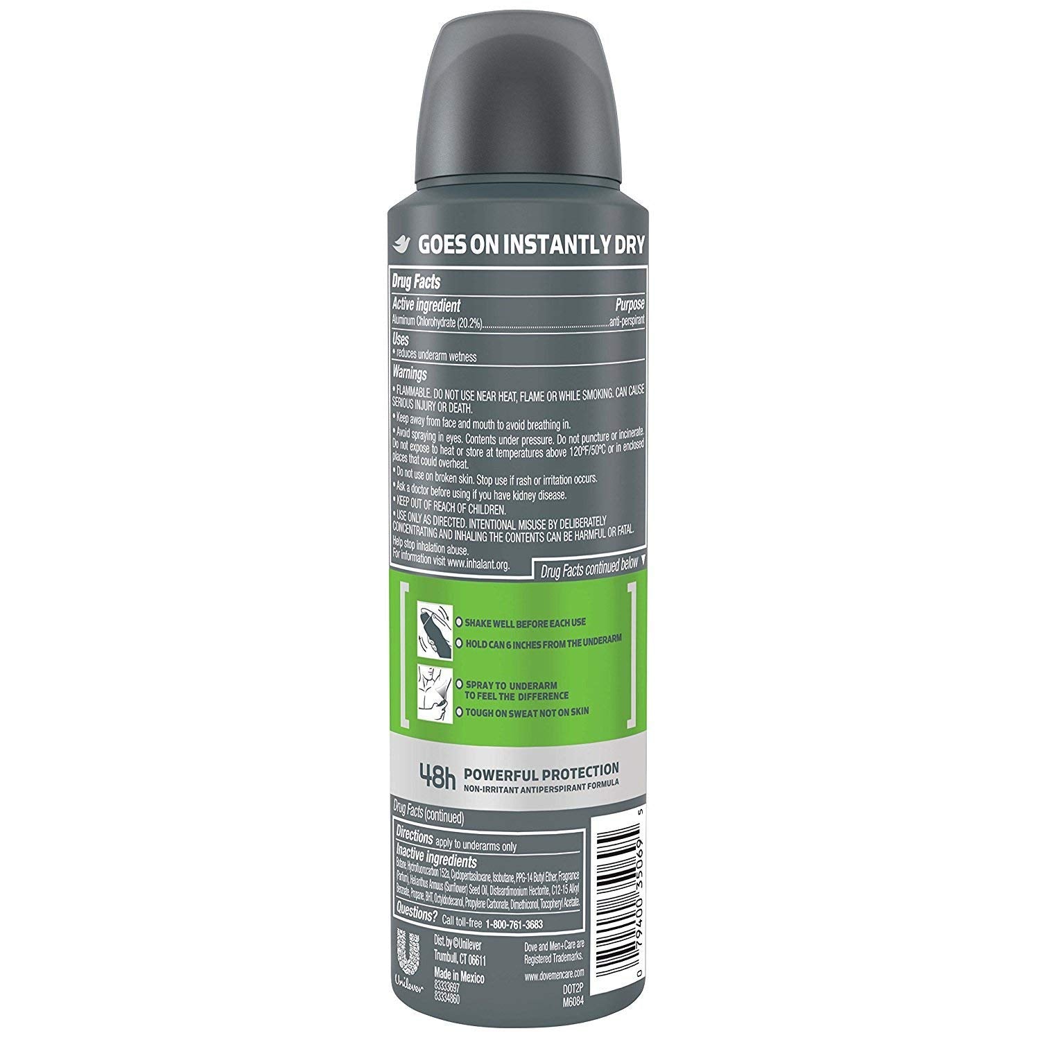 Dove Men+Care travel body wash 3oz packaging for on-the-go cleansing.