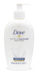 Dove Nourishing Hand Wash cucumber green tea bottle offers refreshing cleanse and balanced skin feel.