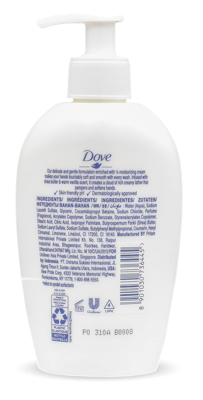 Dove Nourishing Hand Wash lather closeup shows gentle foam suitable for frequent use.