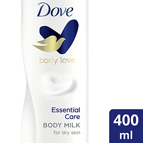 Dove Original Nourishing Body Milk dry skin benefit demo highlights nourishment
