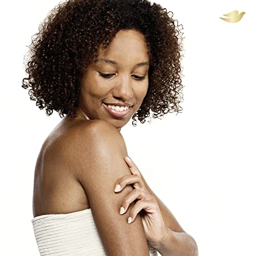 Dove Moisture Renew blend graphic highlights skin-friendly moisturizers and lipid support.