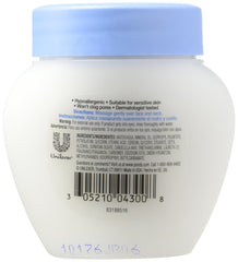 Dove POND'S Dry Skin Cream jar-closeup emphasizes creamy texture and absorption.