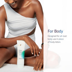 Dove Prebiotic Glycerin ingredient close-up signals comfort and moisture balance.