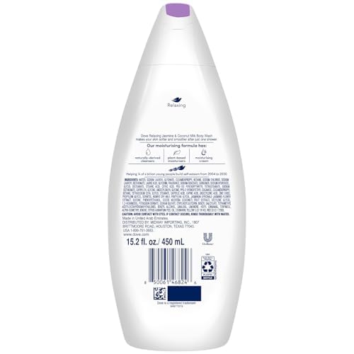 Dove Relaxing Body Wash plant-based moisturizers support skin moisture