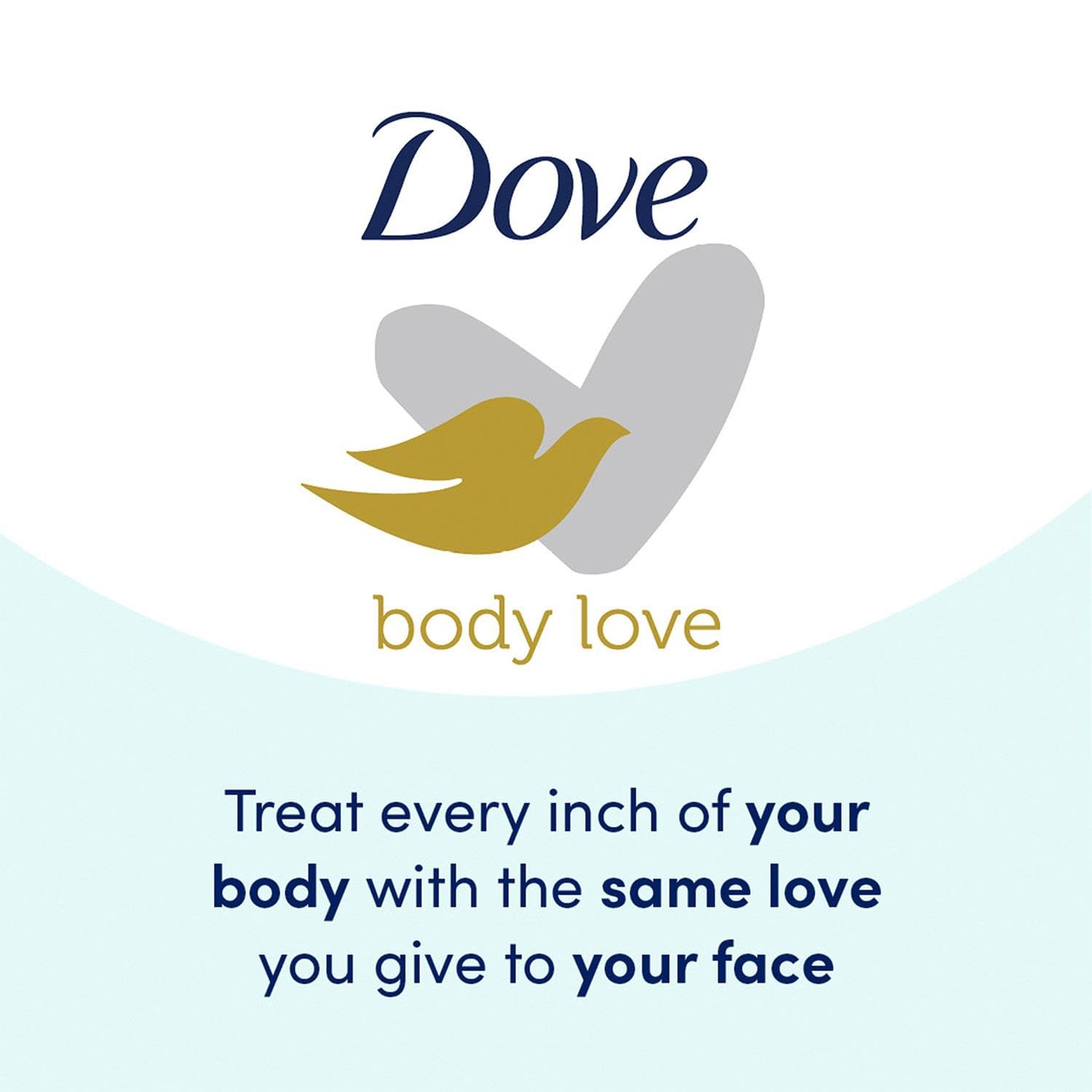 Dove Restoring Ritual 400ml bottle on shelf shows easy daily use.