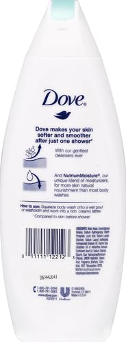 Dove Sensitive Skin Body Wash lather emphasizes deep moisturization for dry areas.