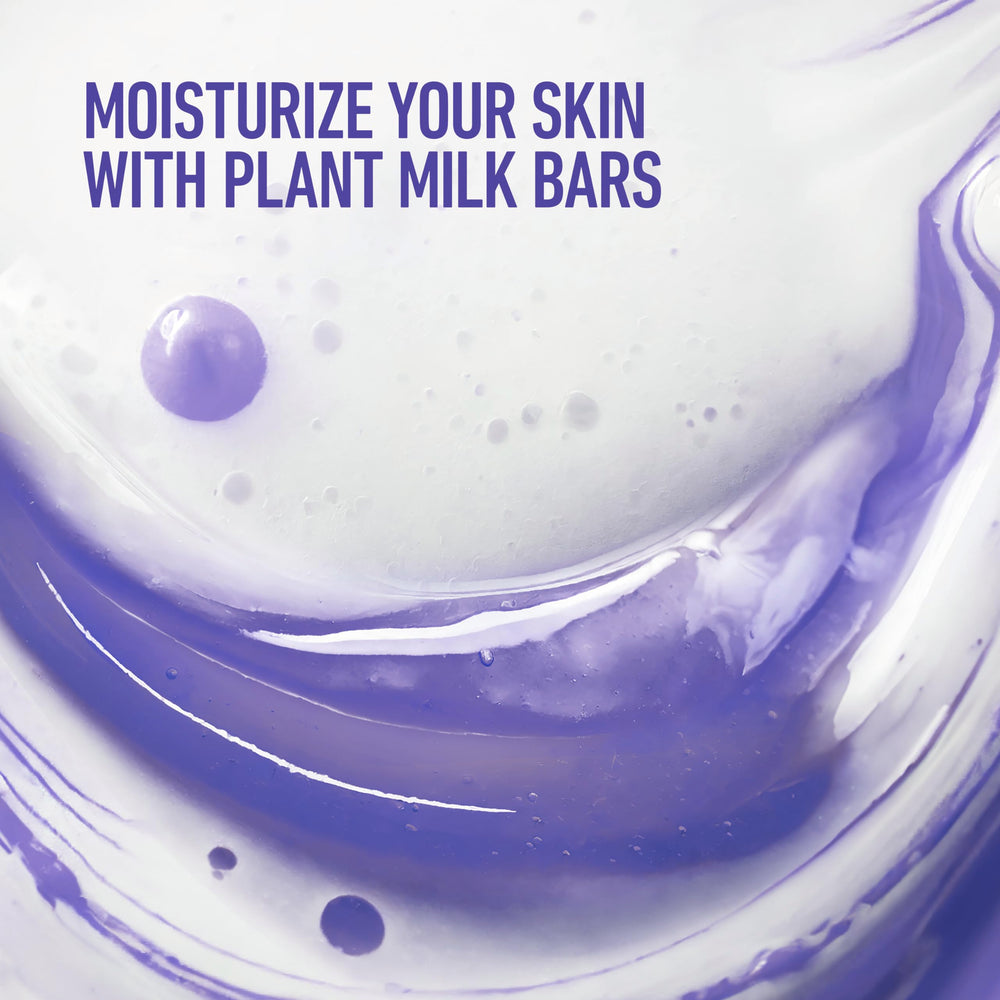 Dove Serenity Seeker macadamia milk droplets emphasize deep moisture.