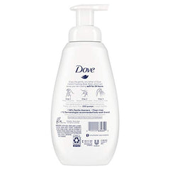 Dove Shower Foam Shea Butter foamy-lather close-up shows airy texture and creamy cleanse.
