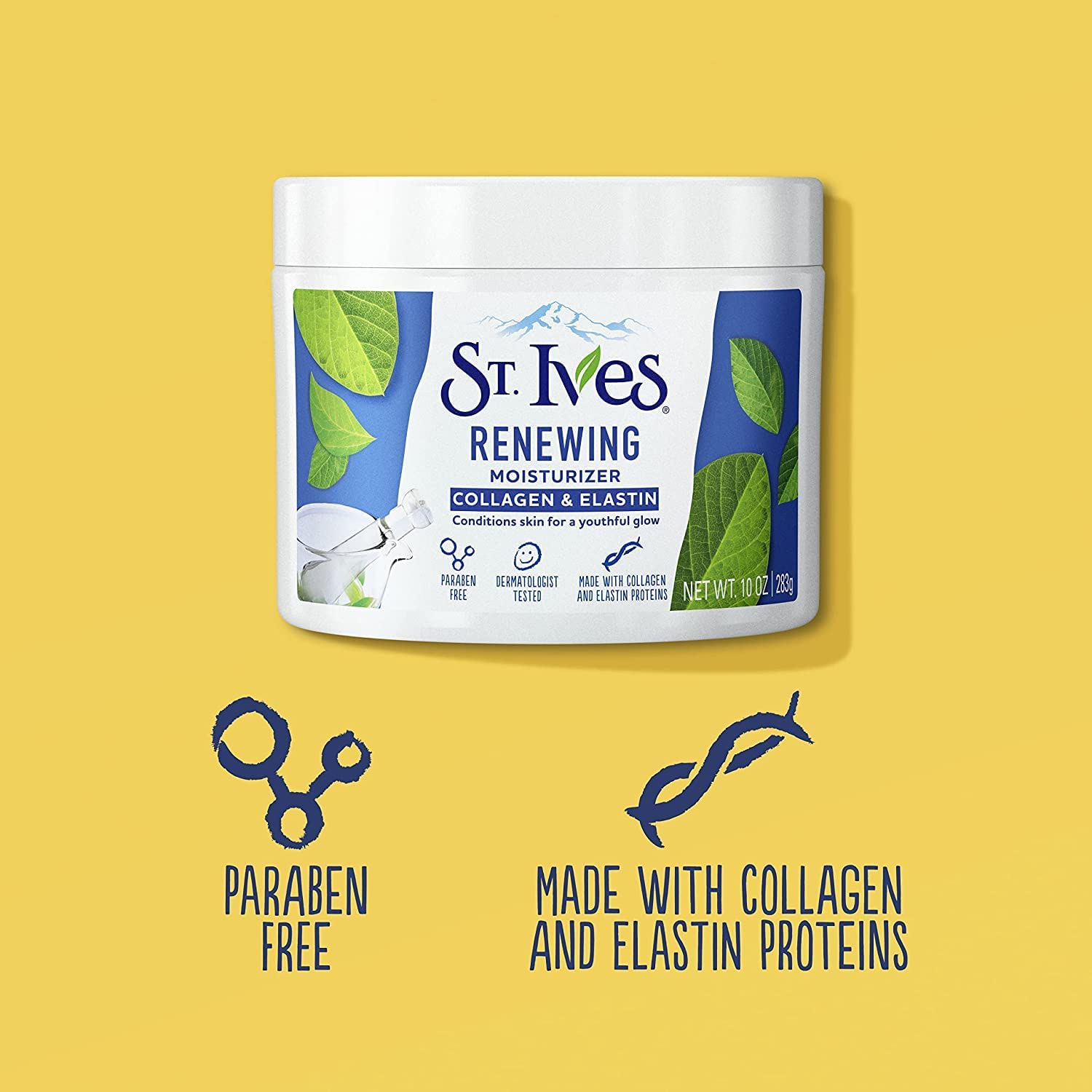 Dove St Ives jar with smooth skin texture after use