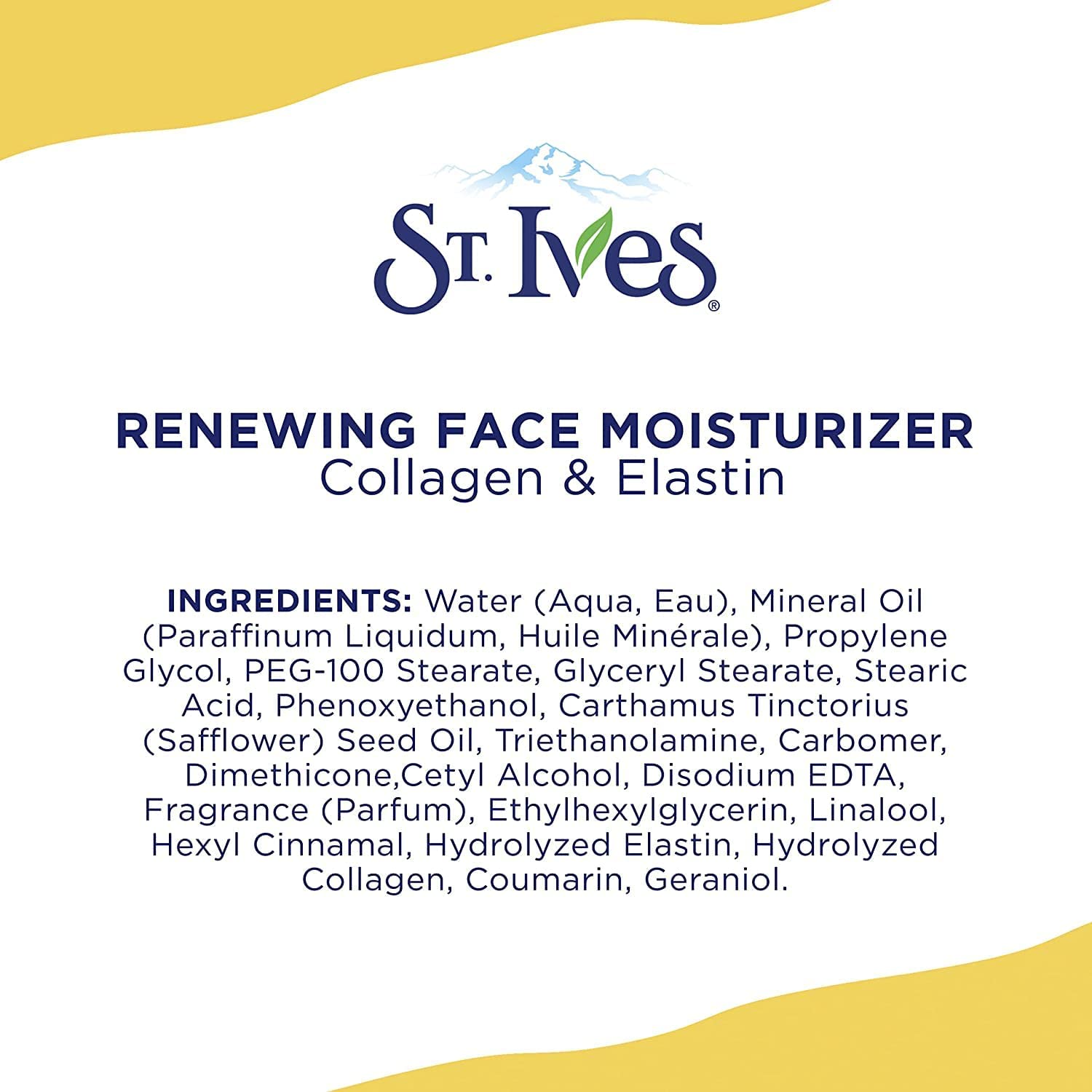 Dove St Ives Renewing Collagen Elastin texture swatch on hand