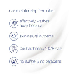 Dove sulfate-free hypoallergenic bottle pump demonstrates easy daily use.