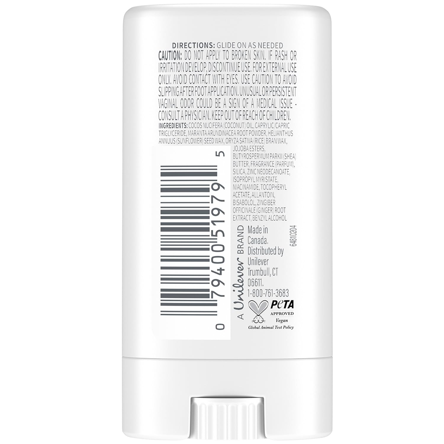 Dove travel 6-pack packaging highlights convenient mini deodorants for trips