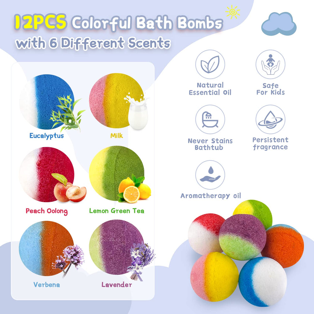 DOVIPE bath bombs offer rich bubbles and vibrant colors for a magical soak.
