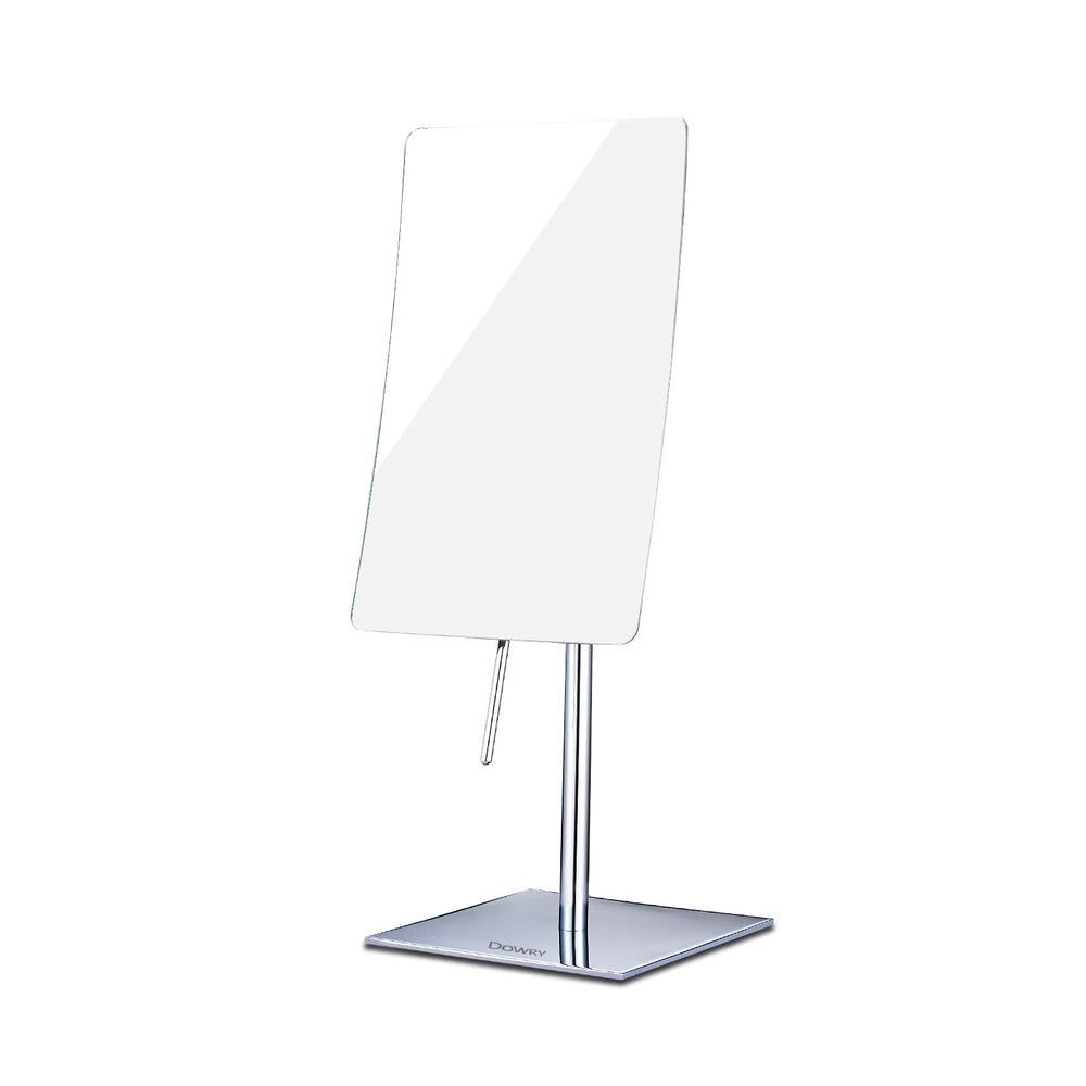 DOWRY 5X tabletop magnifying mirror front view for precise makeup application and detail