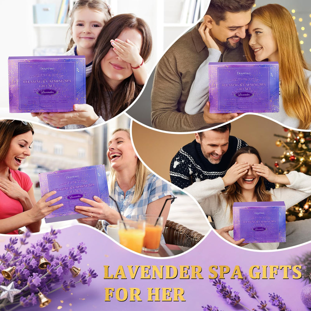 DOYEEWO lavender bath oil nourishes skin while creating a luxurious relaxing soak