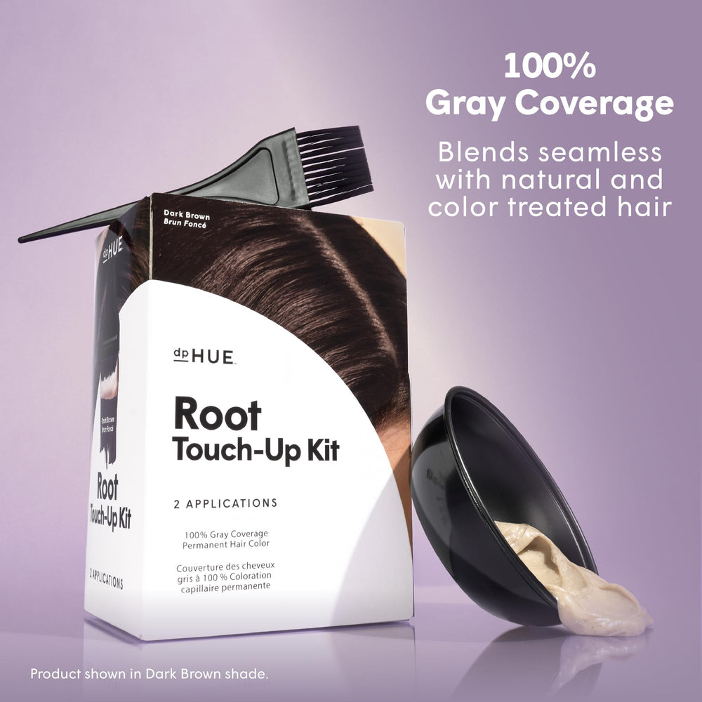 dpHUE Root Touch-Up Kit gloves enable clean mess free color application