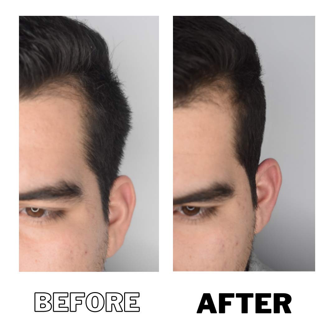 DPERM in-use shot on client with smooth, glossy hair