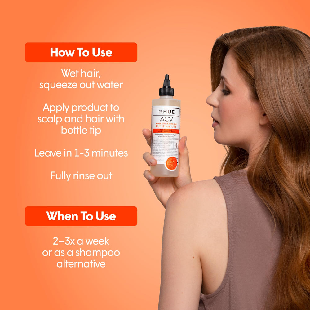 dpHUE Lavender and Aloe blend indicates conditioning in Rinse Lite