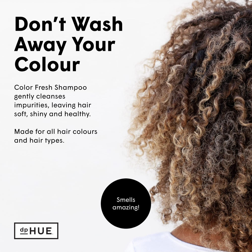 dpHUE Color Fresh Shampoo hair with natural shine after washing