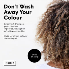 dpHUE Color Fresh Shampoo hair with natural shine after washing