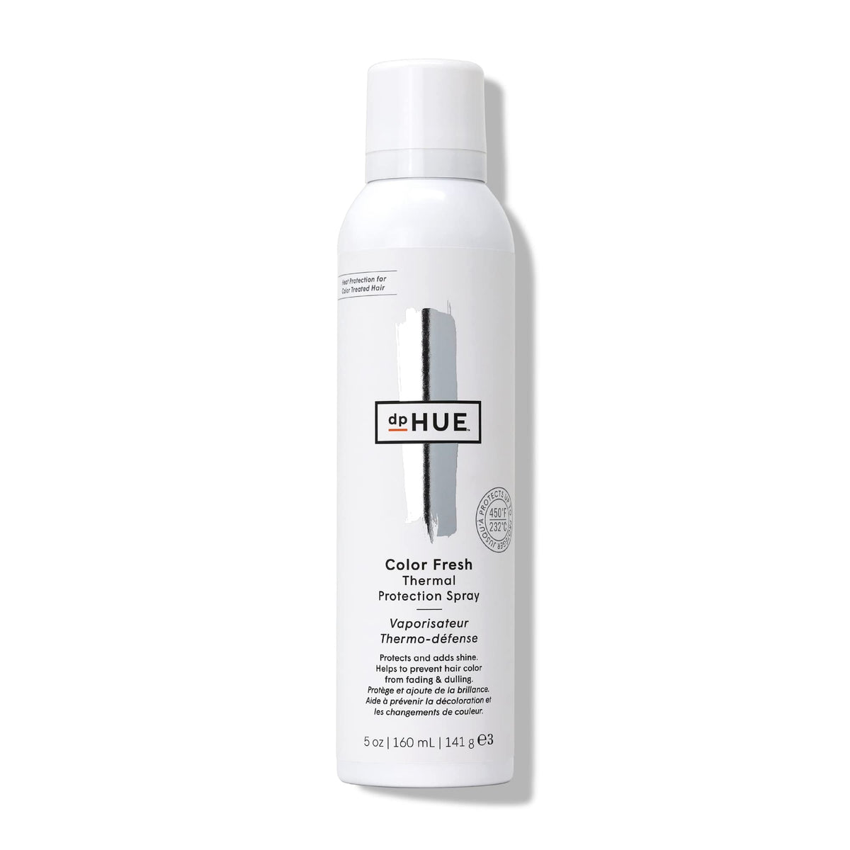 dpHUE Color Fresh Thermal Protection Spray bottle front showing lightweight color-safe heat protection.