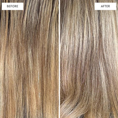 dpHUE Cool Blonde Shampoo close-up lather emphasizes gentle cleansing without sulfates.
