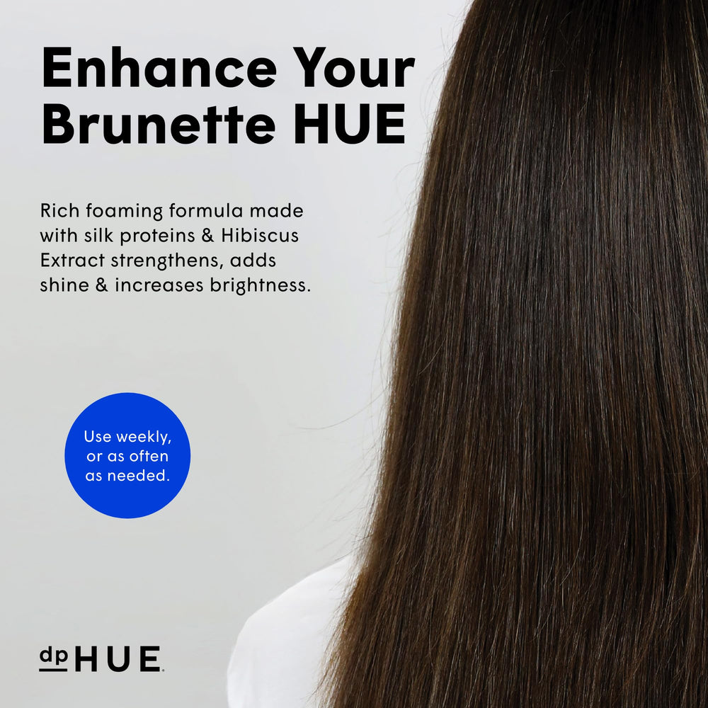 dpHUE Cool Brunette Shampoo ideal for color-safe daily use.