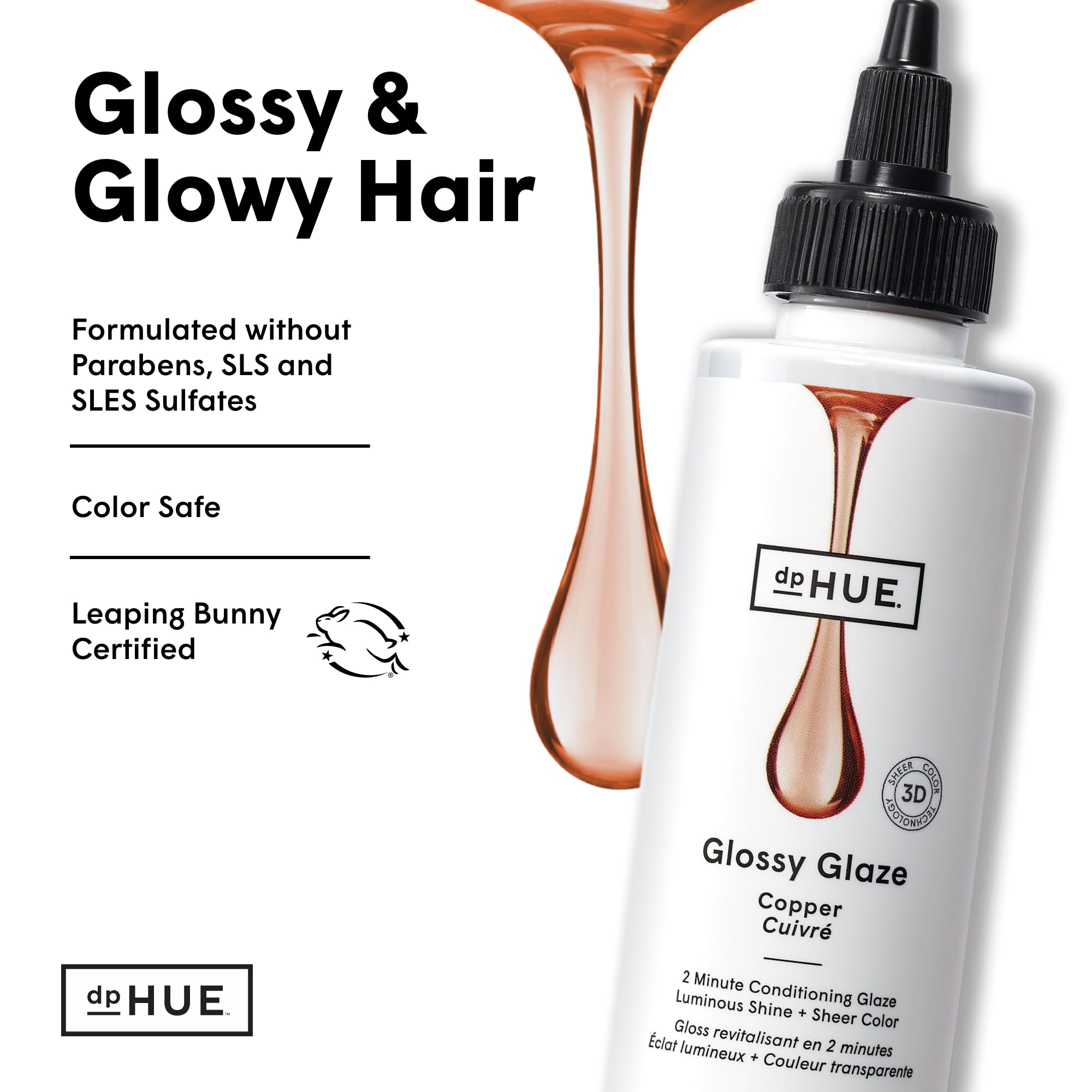 Award badge for dpHUE Glossy Glaze signals trusted, award-winning shine.