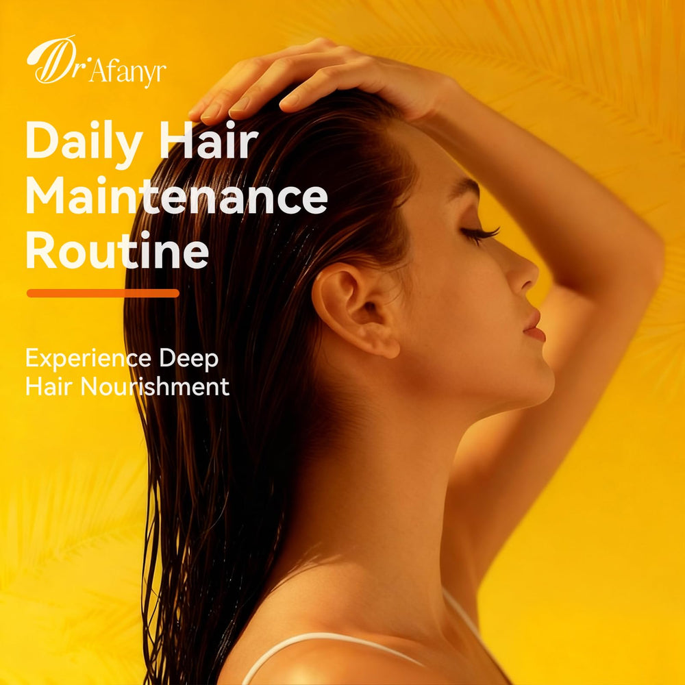 DR.Afanyr Batana Oil leave in usage for manageable shiny hair