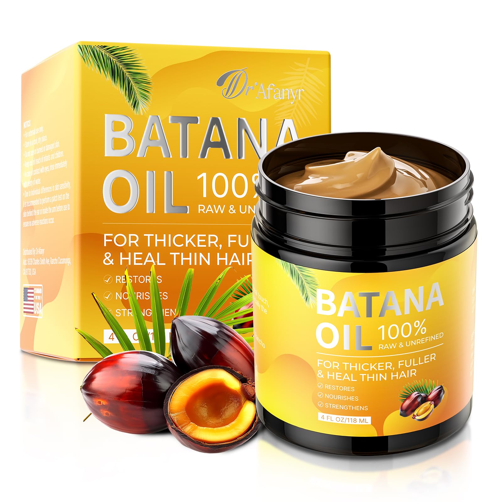 DR.Afanyr Batana Oil nourishing shine for healthier look