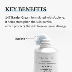 Dr.Althea 147 Barrier Cream packaging front highlights vegan skincare benefits.