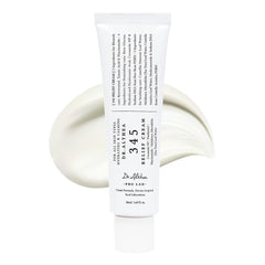 Dr.Althea 345 Relief Cream bottle shows a lightweight daily soothing moisturizer