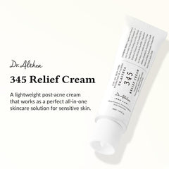 Dr.Althea 345 Relief Cream texture close-up highlighting a smooth, fast-absorbing finish