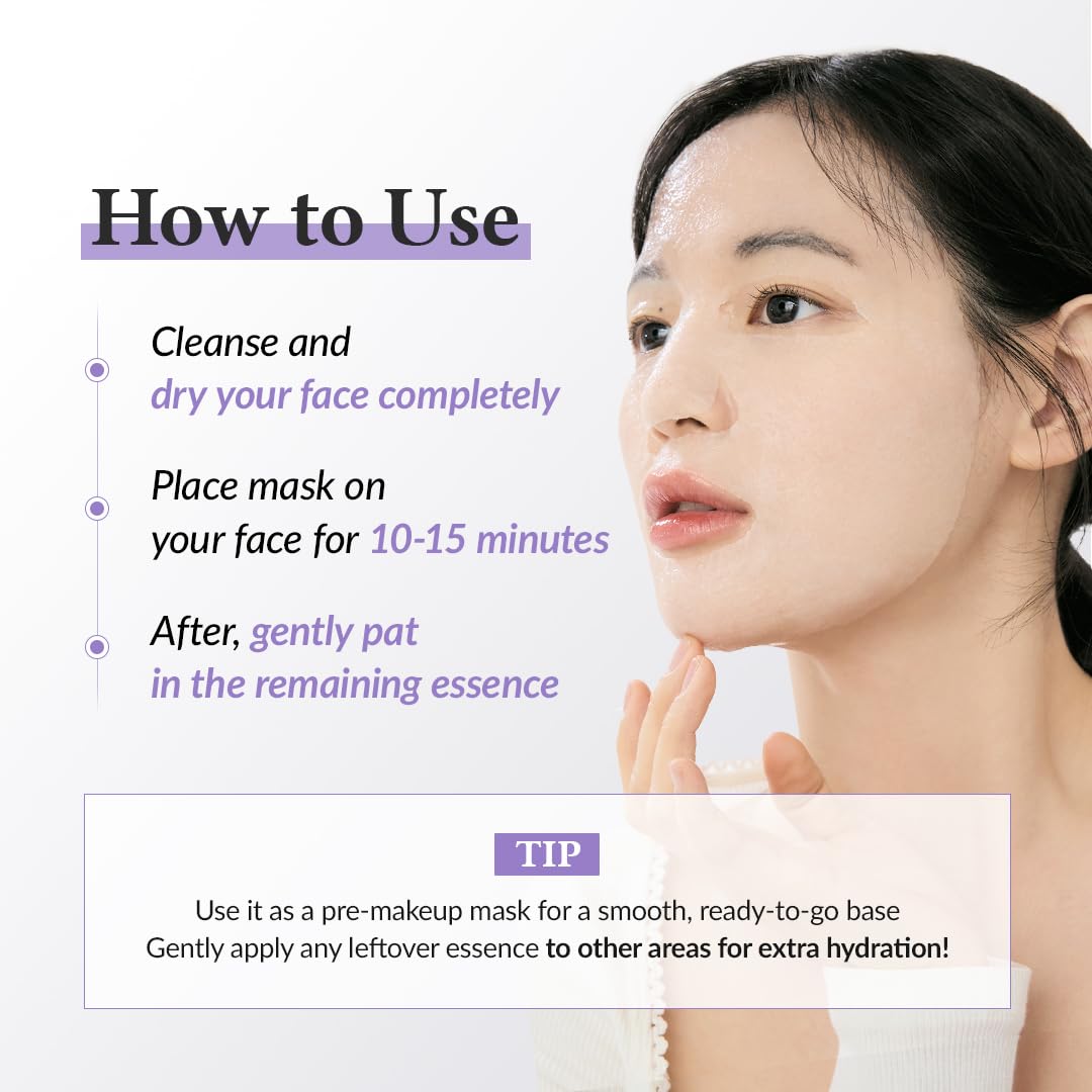 Dr.Althea Jelly Seal Dewy Mask pack of four supports convenient daily use.