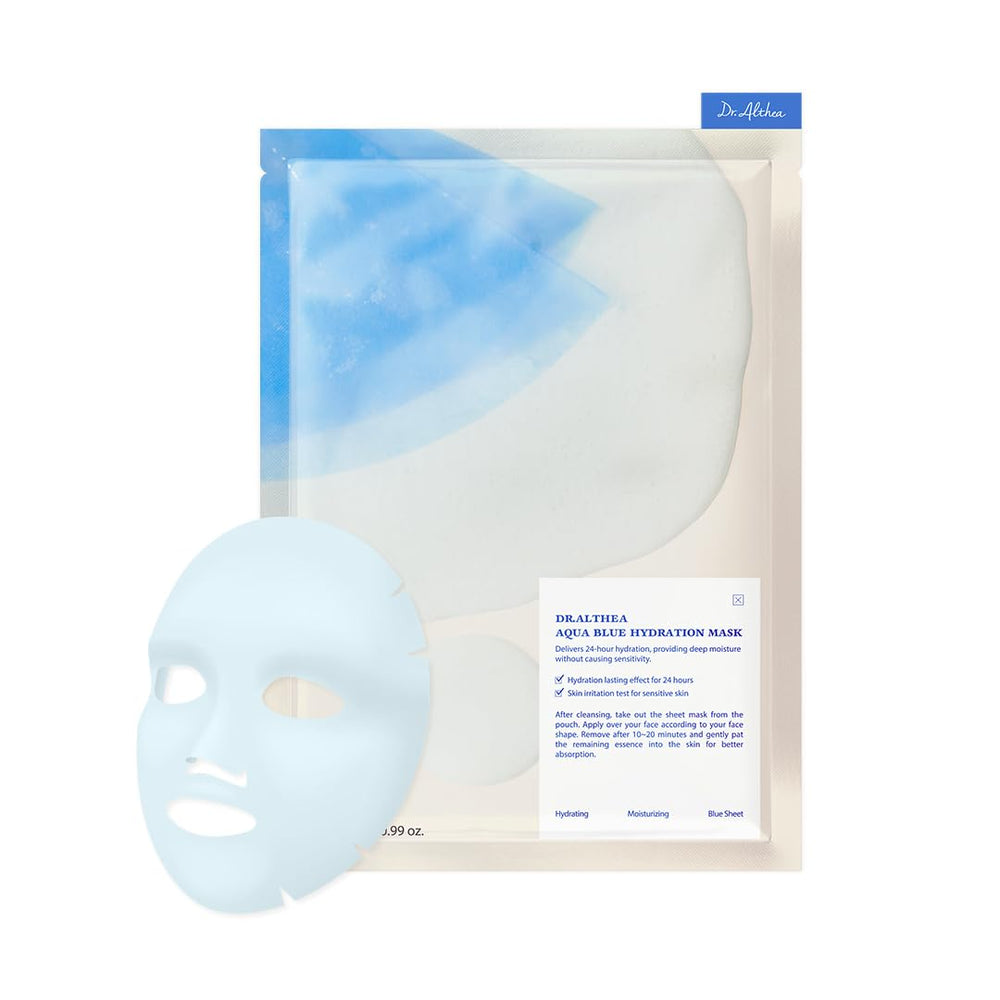 Dr.Althea Aqua Blue: mascarilla de hidratación intensa para piel suave.