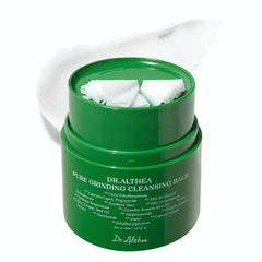 Dr.Althea Pure Grinding Cleansing Balm packaging shows the grinding mechanism for hygienic use