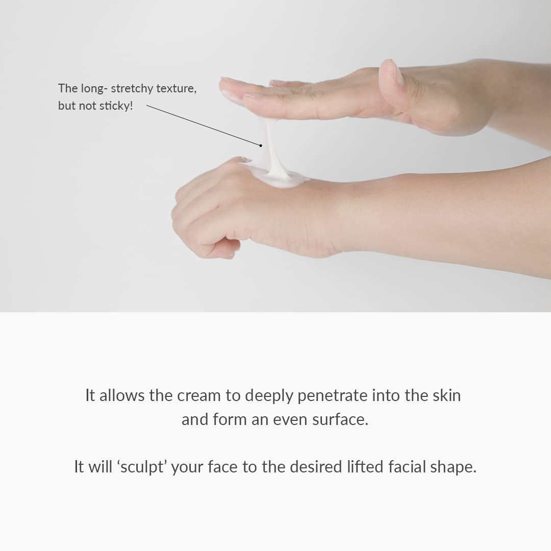 Dr.Althea Rapid Firm Sculpting Cream application shot implies firming with lightweight feel.