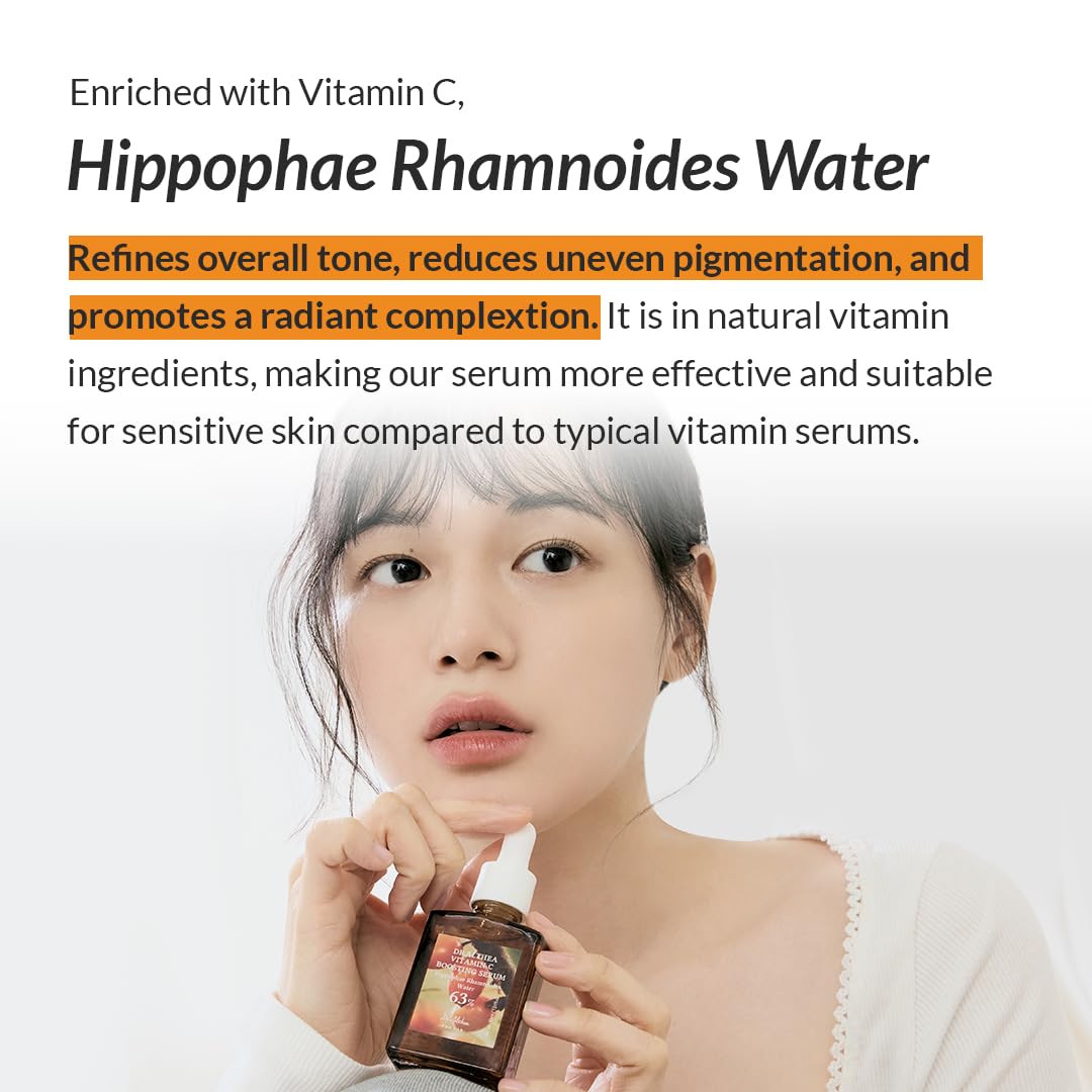 Dr.Althea Vitamin C Boosting Serum Hippophae Rhamnoides Water ingredient glow booster.