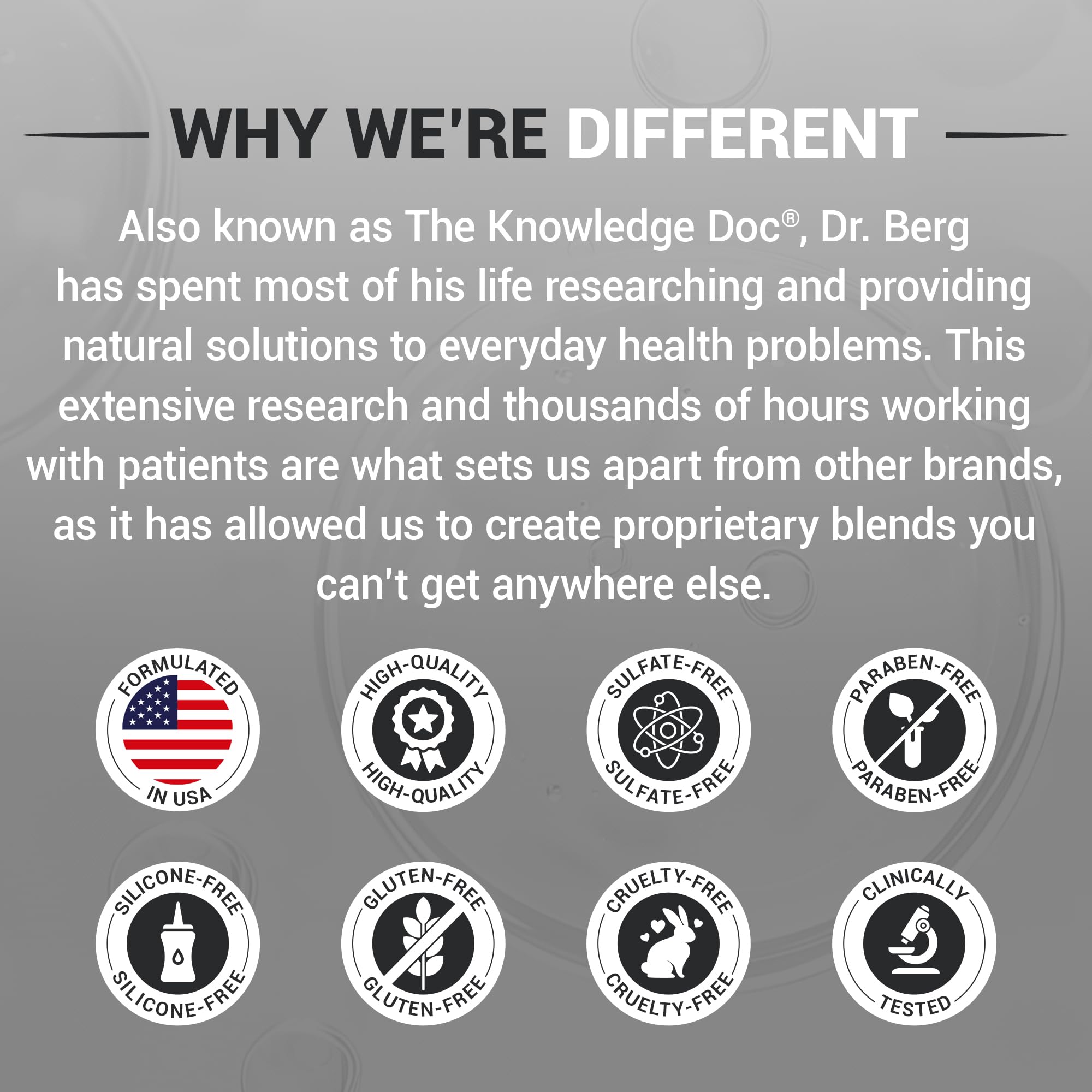 Dr Berg Scalp and Hair Serum packaging displays 2 fl oz bottle