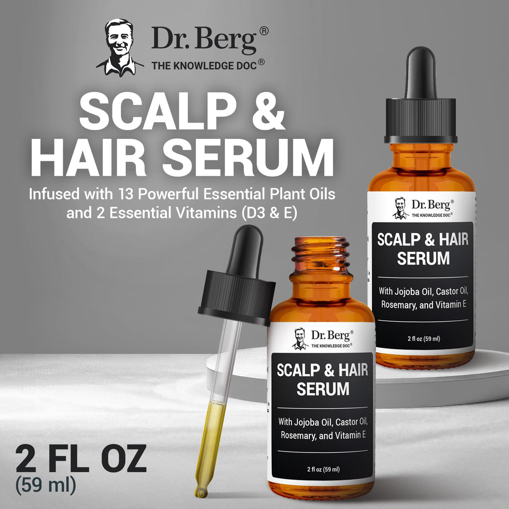 Dr Berg Scalp and Hair Serum used by women for healthier-looking hair