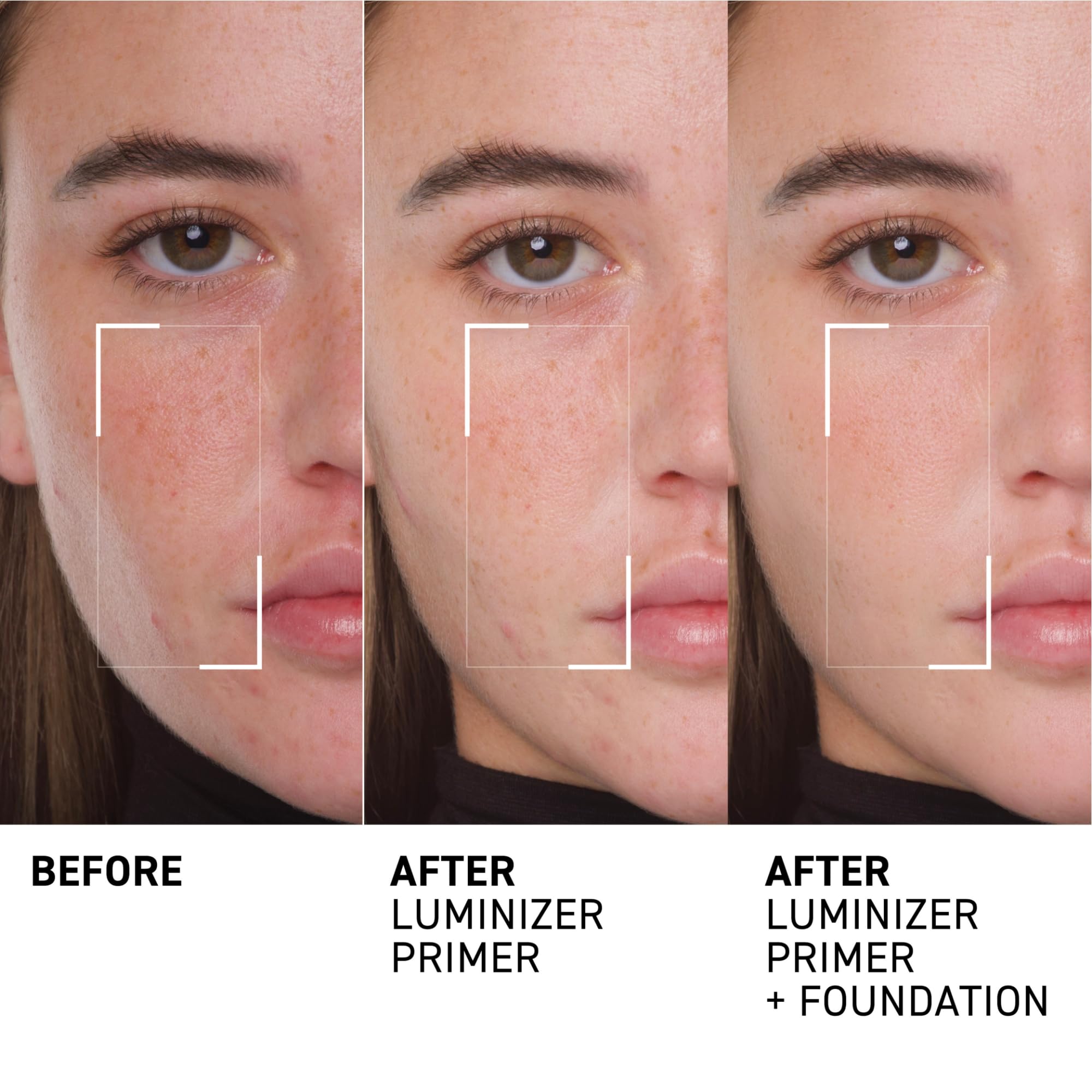 Dr. Brandt Pores No More Luminizer Primer tube texture highlights lightweight, luminous veil.